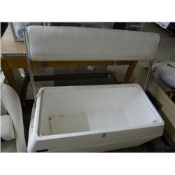 Captain's Cooler Bench Seat (Needs Seat?)