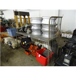 Rolling 2 Tier Shelf