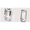 Image 1 : 2 GENUINE AQUAMARINE (5X3MM)