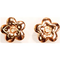 ROSE-GOLD PLATED STERLING SILVER DIAMOND