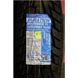 NEW DURATION WINTERQUEST TIRE