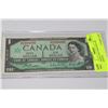 Image 1 : CANADIAN 1967 ONE DOLLAR BANKNOTE