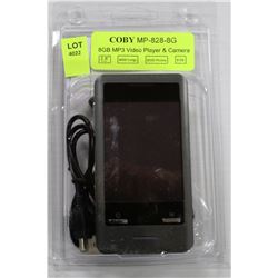 NEW COBY 8GB MP3 VIDEO PLAYER & CAMERA