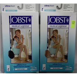 2 PAIRS OF  MEDICAL GRADE FIRM COMPRESSION KNEE