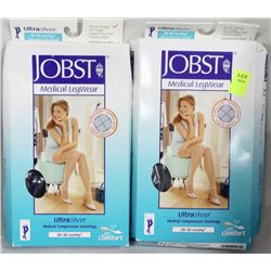 2 PAIRS OF  MEDICAL GRADE FIRM COMPRESSION THIGH