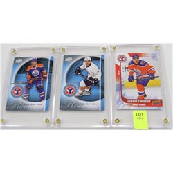 LOT OF 3 UPPER DECK ROOKIE CARDS X3
