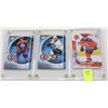 Image 1 : LOT OF 3 UPPER DECK ROOKIE CARDS X3