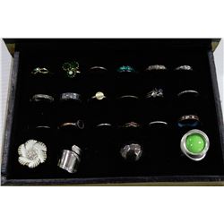 SECRET RING BOX STORAGE BOOK FILLED W/FASHION