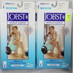 2 PAIRS OF  MEDICAL GRADE FIRM COMPRESSION KNEE