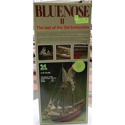 UNOPENED 1985 BLUENOSE II SCALE 1:75 SHIP BUILDING