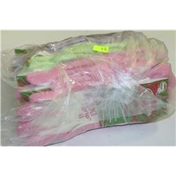 BUNDLE OF 12 PAIRS FLEXI-GRIP GARDEN GLOVES