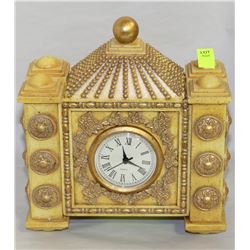 GOLDEN MANTLE CLOCK