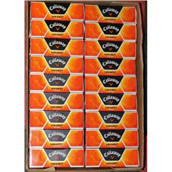 FLAT OF CALLAWAY HX HOT PLUS RECLAIMED GOLF BALLS