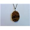 Image 1 : NATURAL TIGERS EYE DRAGON CARVED PENDANT ON