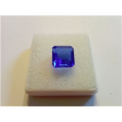 13CT EMERALD CUT NATURAL BLUE TOPAZ