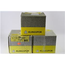 THREE BOXES 180, 150, 100 GRIT SANDING DISCS