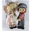 Image 1 : VINTAGE HANDMADE BOTTLE DOLLS - BOY & GIRLS
