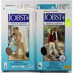 2 PAIRS OF MEDICAL GRADE FIRM COMPRESSION KNEE