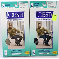 2PAIRS OFMEDICAL GRADE MENS FIRM COMPRESSION KNEE