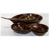 Image 1 : SET OF WOODEN SALAD BOWLS
