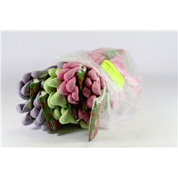 BUNDLE OF 12 PAIRS FLEXI-GRIP GARDEN GLOVES