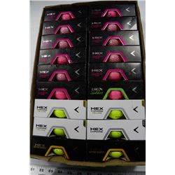 FLAT OF CALLAWAY RECLAIMED GOLF BALLS - PINK &