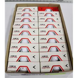 FLAT OF CALLAWAY HEX CONTROL RECLAIMED GOLF BALLS