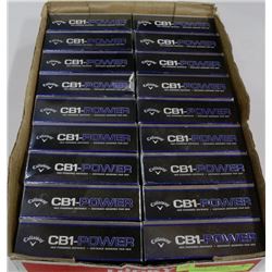 FLAT OF CALLAWAY CB1 POWER RECLAIMED GOLF BALLS