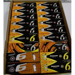 FLAT OF BRIDGESTONE E6 RECLAIMED GOLF BALLS