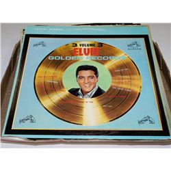 BOX OF 14 ELVIS RECORDS