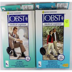 2 PAIRS OF MEDICAL GRADE FIRM COMPRESSION FULL