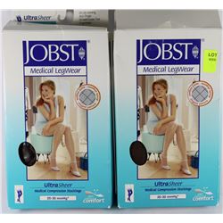 2 PAIRS OF MEDICAL GRADE FIRM COMPRESSION THIGH
