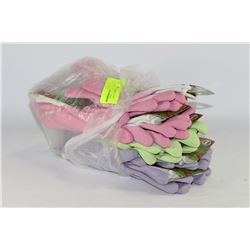 BUNDLE OF 12 PAIRS FLEXI-GRIP GARDEN GLOVES