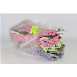 BUNDLE OF 12 PAIRS FLEXI-GRIP GARDEN GLOVES