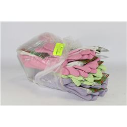 BUNDLE OF 12 PAIRS FLEXI-GRIP GARDEN GLOVES