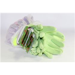 BUNDLE OF 8 PAIRS FLEXI-GRIP GARDEN GLOVES