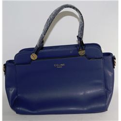 UNAUTHENTICATED CELINE PARIS BLUE PURSE NEW WITH