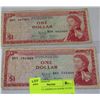 Image 1 : 2- $1 EAST CARIBBEAN BANK NOTES