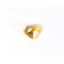 GENUINE HEART SHAPED  CITRINE 4.03CT
