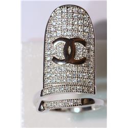 STERLING  SILVER NAIL RING