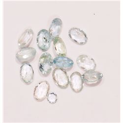 GENUINE  OVAL CUT AQUAMARINE (APP 5.5CT)