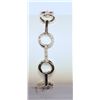 Image 1 : .925 SILVER DIAMOND BRACELET W/ COA