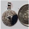 Image 2 : STERLING SILVER DIAMOND PENDANT W/ COA