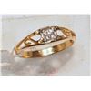 Image 1 : 10KT GOLD DIAMOND BABY RING
