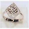 Image 1 : STERLING SILVER  CUBIC ZIRCONIA RING