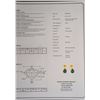 Image 3 : 14KT GOLD BLUE GREEN DIAMOND EARRINGS W/ COA