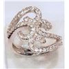 Image 1 : STERLING SILVER CUBIC ZIRCONIA RING