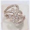 Image 2 : STERLING SILVER CUBIC ZIRCONIA RING