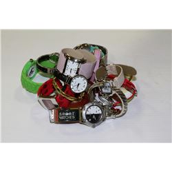 BOX WITH WATCHES INCL. FENDINI AND TOMMY HILFIGER