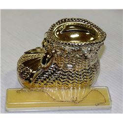 10K BRACELET FOR BABY 18CM LONG WITH BABY COIN